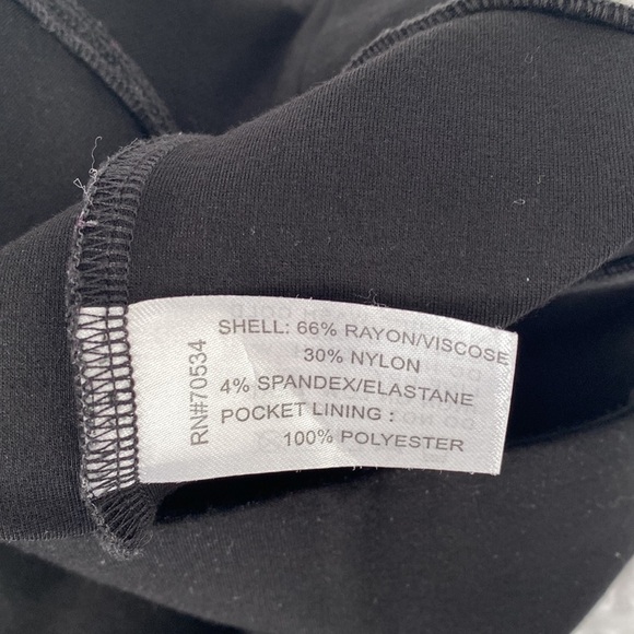 ORVIS Womens Cozy Stretch Leggings Black Color Soft Wide Waistband Size L - Picture 11 of 12